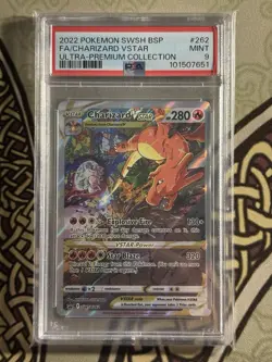 Pokemon TCG 2022 SWSH Promo Charizard VSTAR SWSH262 Holo PSA 9 - Image 1