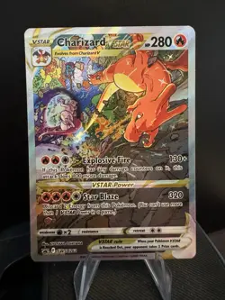 Pokemon TCG Charizard Vstar SWSH262 Black Star Promo UPC NM - Image 1