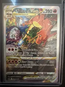 Pokemon TCG Cards Charizard VSTAR SWSH262 Alternate Art Black Star Promo NM - Image 1