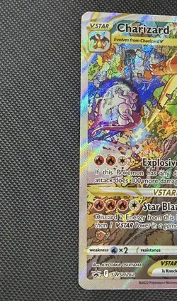 Pokemon TCG Charizard VStar SWSH262 Promo NM - Image 3