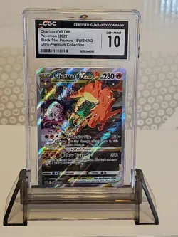 Pokemon TCG Charizard VSTAR SWSH262 2022 Black Star Promo UPC Gem Mint 10 📈 - Image 1