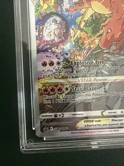 Pokemon TCG Charizard VSTAR SWSH262 Promo – ACE Grade 9 (English) - Image 4