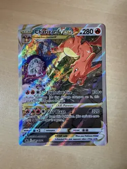 Pokemon TCG Charizard VSTAR SWSH262 Black Star Promo Card - Image 1