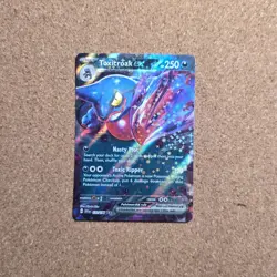 Holo Toxicroak ex - 131/198 Double Rare Scarlet & Violet Base Set Pokemon *PB - Image 1