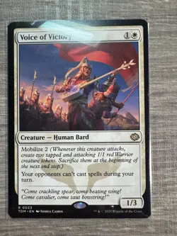 MTG Tarkir: Dragonstorm Voice of Victory 0033 NM Rare - Image 1