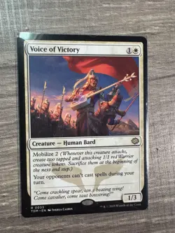 MTG Tarkir: Dragonstorm Voice of Victory 0033 NM Rare - Image 2