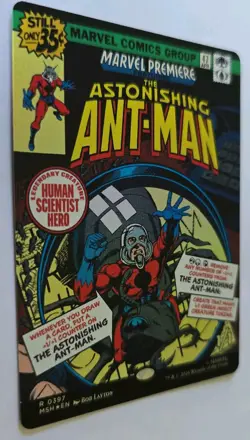 The Astonishing Ant-Man (Borderless) Marvel Super Heroes Foil NM MTG - Image 4