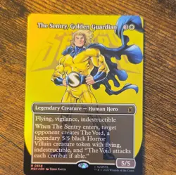 Magic: The Gathering The Sentry, Golden Guardian Mythic Foil Eng 0358 Marvel - Image 1