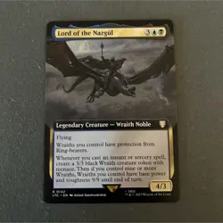 Magic: The Gathering Lord of the Nazgul Legendary Creature Rare Blue Black EN - Image 1