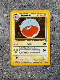 Pokemon TCG Cards Electrode 2/64 Jungle Holo Rare EXC-NM - Image 1