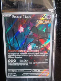 Flutter Mane 097 Sv: Scarlet & Violet Promo Cards Holo NM SEALED excellent - Image 1