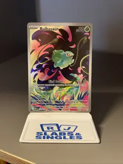 Pokemon TCG Mega Evolution Bulbasaur Card 133/132 Illustration Rare - Image 1