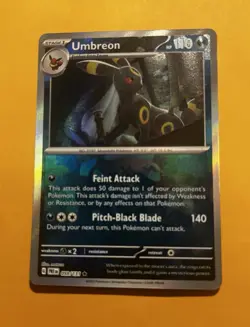 Pokemon Umbreon 059/131 (Master Ball) Rare Prismatic Evolutions Holo 2025 NM - Image 1