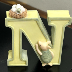 Vintage Classic Winnie The Pooh Letter “N” Michel & Co Disney Nursery Alphabet - Image 2