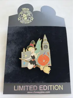 Disney Pin Trading Pin Tinker Bell Halloween LE100 LE 100 NEW On Card MINT v79 - Image 1