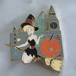 Disney Pin Trading Pin Tinker Bell Halloween LE100 LE 100 NEW On Card MINT v79 - Image 2