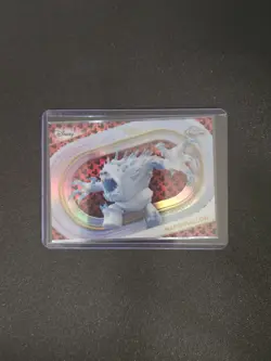 2025 Topps Chrome Disney Marshmallow Black & White Mickey Refractor #/28 - Image 1