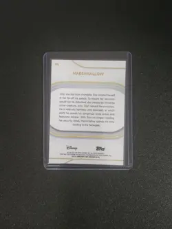 2025 Topps Chrome Disney Marshmallow Black & White Mickey Refractor #/28 - Image 2