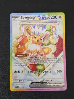 Pokemon TCG Eevee EX SVP 174 Ultra Rare Holo Promo - Image 1