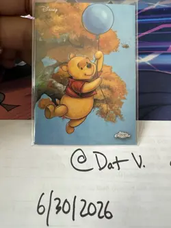 2026 Topps Disney Chrome Winnie The Pooh 100 Years Original Art # AD-1 Card - Image 1