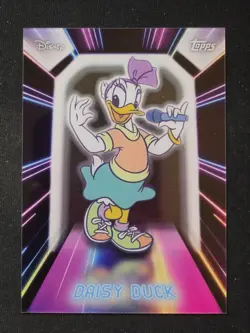 2026 Topps Disney Neon #NPL-6 Daisy Duck PETG Acetate Illuminated Neon Lights - Image 1