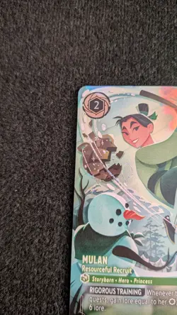 Disney Lorcana TCG Winterspell 229/204 Mulan Resourceful Recruit Enchanted - Image 5