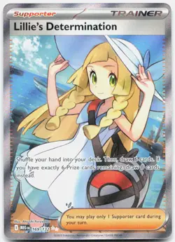 Lillie's Determination - Holo Ultra Rare ME01: Mega Evolution 169/132 NM - Image 1