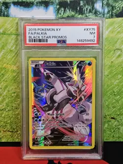 pokemon 2015 Pokemon Palkia Full Art Black Star Promos XY75 PSA 7 - Image 1