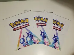 LOT Of 3 Pokemon TCG - Prismatic Evolutions POSTER ONLY 2-sided 26.5"x39" - Image 3