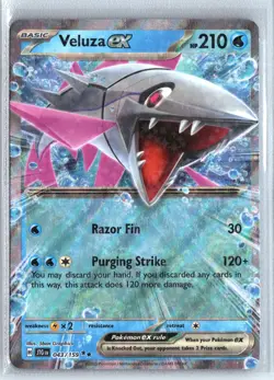 Veluza ex 043/159 Pokemon Scarlet & Violet Journey Together Double Rare - Image 1