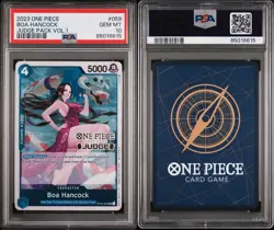 2023 ONE PIECE JUDGE PACK VOLUME 1 BOA HANCOCK OP02-059 PSA 10 RARE GEM MINT - Image 3