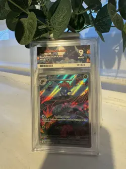 Pokemon TCG Obsidian Flames Holo Illustration Rare Card Gloom 198/197 Mint Ace 9 - Image 1