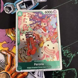 ST12-005 Perona : Common Pirate Foil English One Piece TCG Card : PRB02: One Pie - Image 1