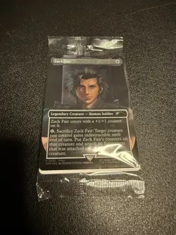 Sealed Zack Fair Magic the Gathering MTG Promo Card (FF7 Rebirth Switch 2 Bonus) - Image 1