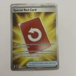 Pokemon TCG Special Red Card Chaos Rising Full Art Trainer Illustration Rare NM - Image 1