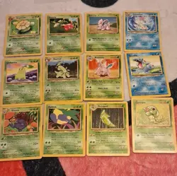 Nintendo Pokemon TCG Neo Genesis 2000 12-Card Lot Skiploom Hoppip + More - Image 2