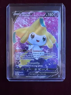Pokemon Jirachi v TCG Full Art Holo Card Sword & Shield Astral Radiance 170/189 - Image 1