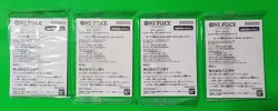One Piece Card Game 7-11 Promo Cards (2023) Set of 4 Sealed -Luffy,Nika,Kid,Law - Image 2