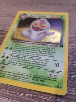 Dark Arbok 2/82 Holo Rare Team Rocket Pokemon Card LP - Image 2
