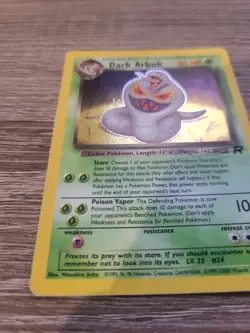 Dark Arbok 2/82 Holo Rare Team Rocket Pokemon Card LP - Image 3
