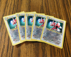 Pokemon Black Star Promo Cards #33 Scizor 2001 (Includes All Five Cards) - Image 1