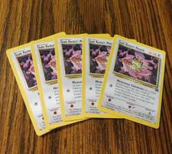 Pokemon Black Star Promo Cards #18Team Rocket's Meowth 2001 (Includes All Five) - Image 1