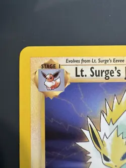 Lt. Surge's Jolteon | 28/132 | Gym Challenge | Regular | NM | WOTC Pokemon Card - Image 3
