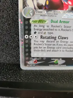 Rocket's Scizor ex 101/109 EX Team Rocket Returns 2004 Holo Rare Pokemon Card - Image 5