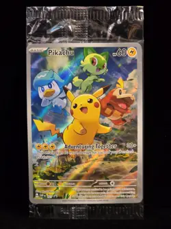 Pikachu 027 Sv: Scarlet & Violet Promo Cards Holo - *Sealed* Black Star Promo - Image 1