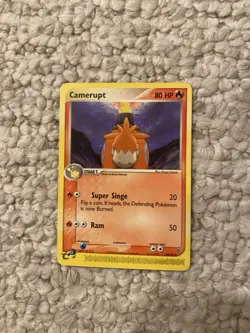 Pokemon TCG Camerupt EX Dragon 24/97 E-Series Regular Uncommon Card LP - Image 1