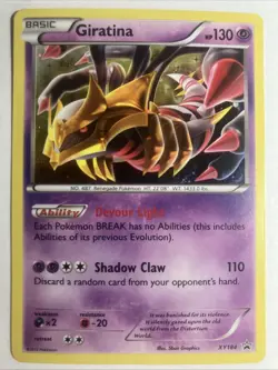 Pokemon XY TCG Giratina XY184 Black Star Promo Holo Card - Image 1