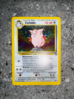 Pokemon TCG Cards Clefable 1/64 Jungle Holo Rare NM - Image 4
