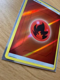 Fire Energy Reverse Holo - Hidden Fates - Pokemon TCG 2019 - Image 2