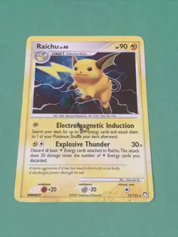 Raichu Holo Rare 15/123 Mysterious Treasures Pokemon TCG 2007 - Image 1